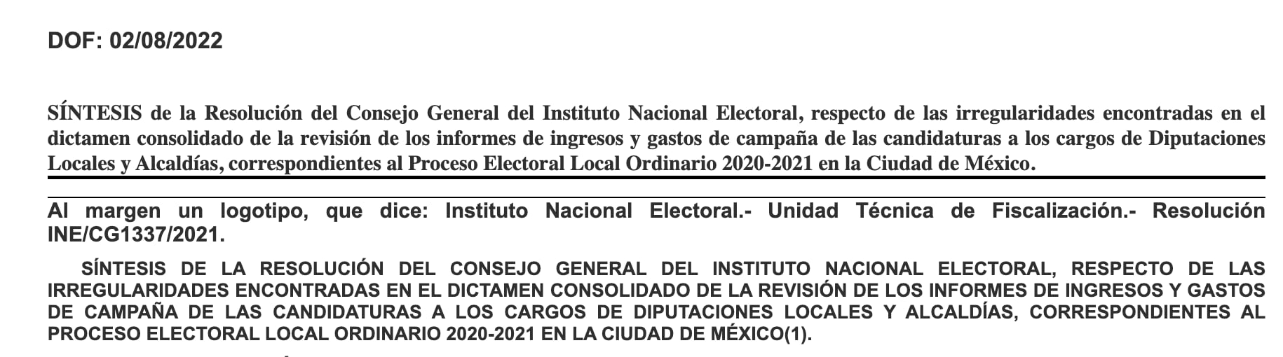 INE publica multas finales a partidos por elecciones en CDMX 2021; Morena acumula 5.6 millones de pesos