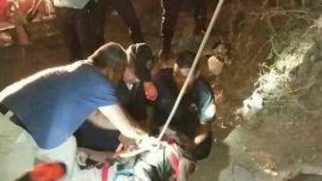 Hombre cayó a pozo en BCS