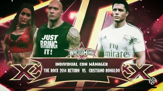 VIDEO: Cristiano Ronaldo se enfrenta a "La Roca" por el amor de Irina Shayk