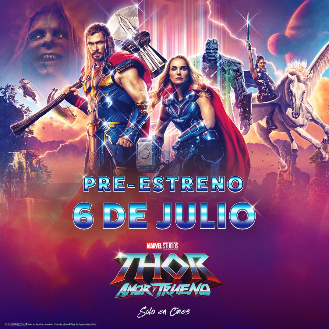Thor: Love and Thunder per-estreno
