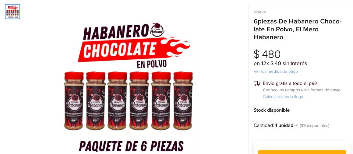 Chile habanero negro