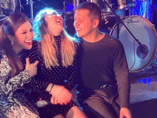Belinda con la mamá de Christian Nodal, Cristina Nodal.