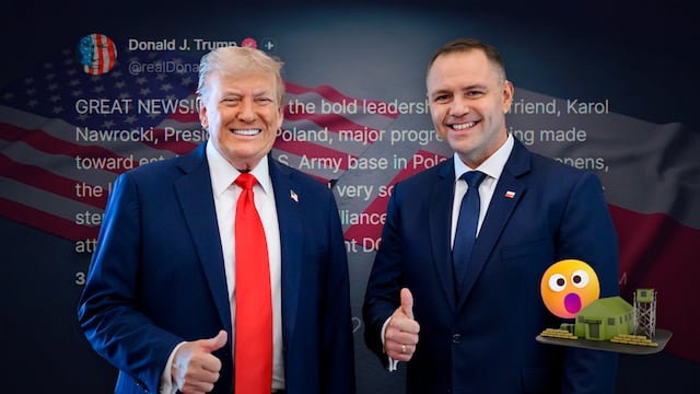 Trump negocia con Karol Nawrocki una posible base militar de Estados Unidos en Polonia