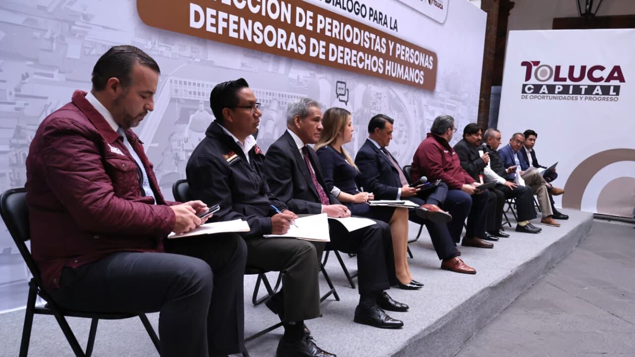 Ricardo Moreno impulsa protocolo de protección a periodistas en Toluca