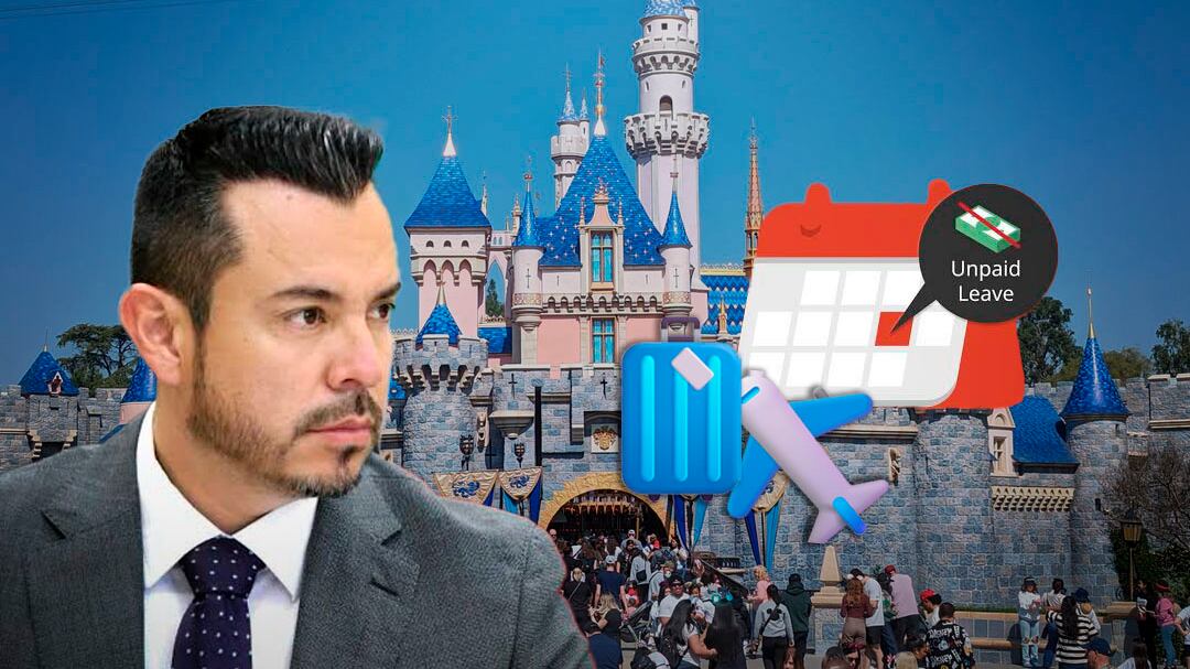 José Luis García Parra solicitó licencia sin goce de sueldo al gobierno de Puebla para su viaje con Belinda a Disney