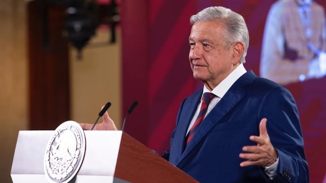 AMLO en la conferencia mañanera del 17 de octubre de 2022