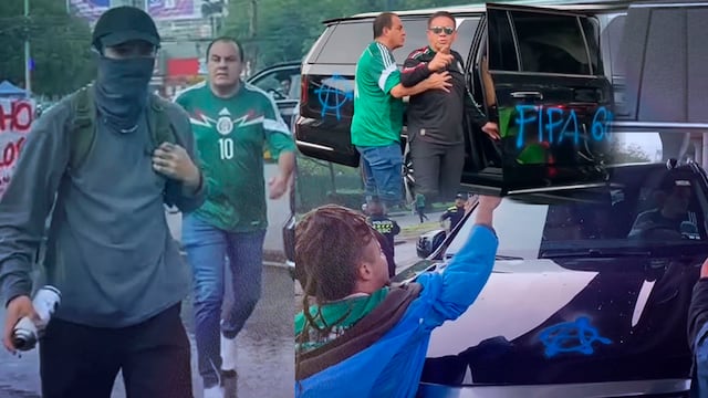 Vandalizan camioneta de Cuauhtémoc Blanco