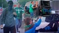 Manifestantes cuestionan a Cuauhtémoc Blanco y vandalizan su camioneta