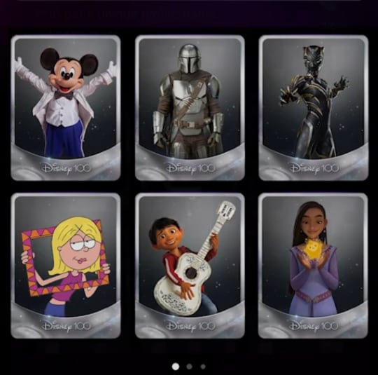 Cartas Disney 100 en TikTok