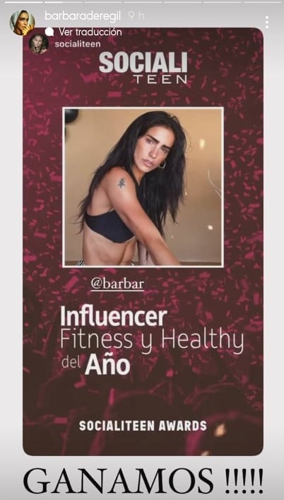 Bárbara de Regil gana como influencer fitness.