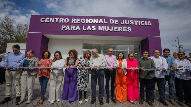 Rubén Rocha inauguró el tercer Centro de Justicia para las Mujeres en Los Mochis