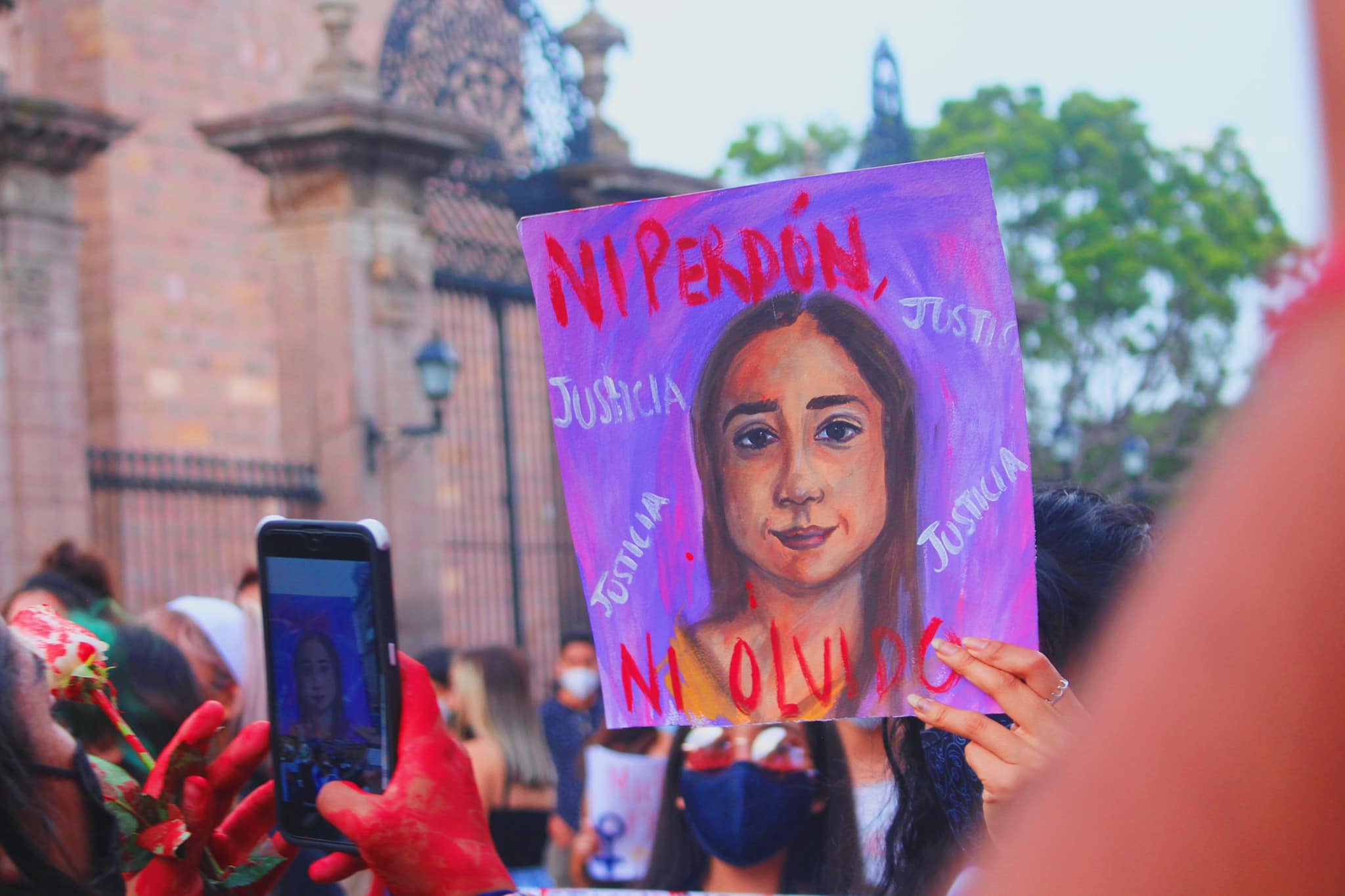 Protesta por feminicidio de Jessica González Villaseñor