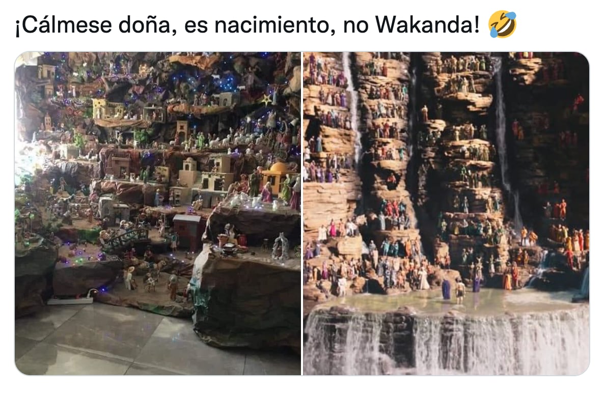 Nacimiento navideño viral