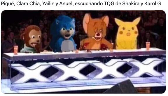 Los memes empoderados de TQG de Shakira y Karol G inundan las redes