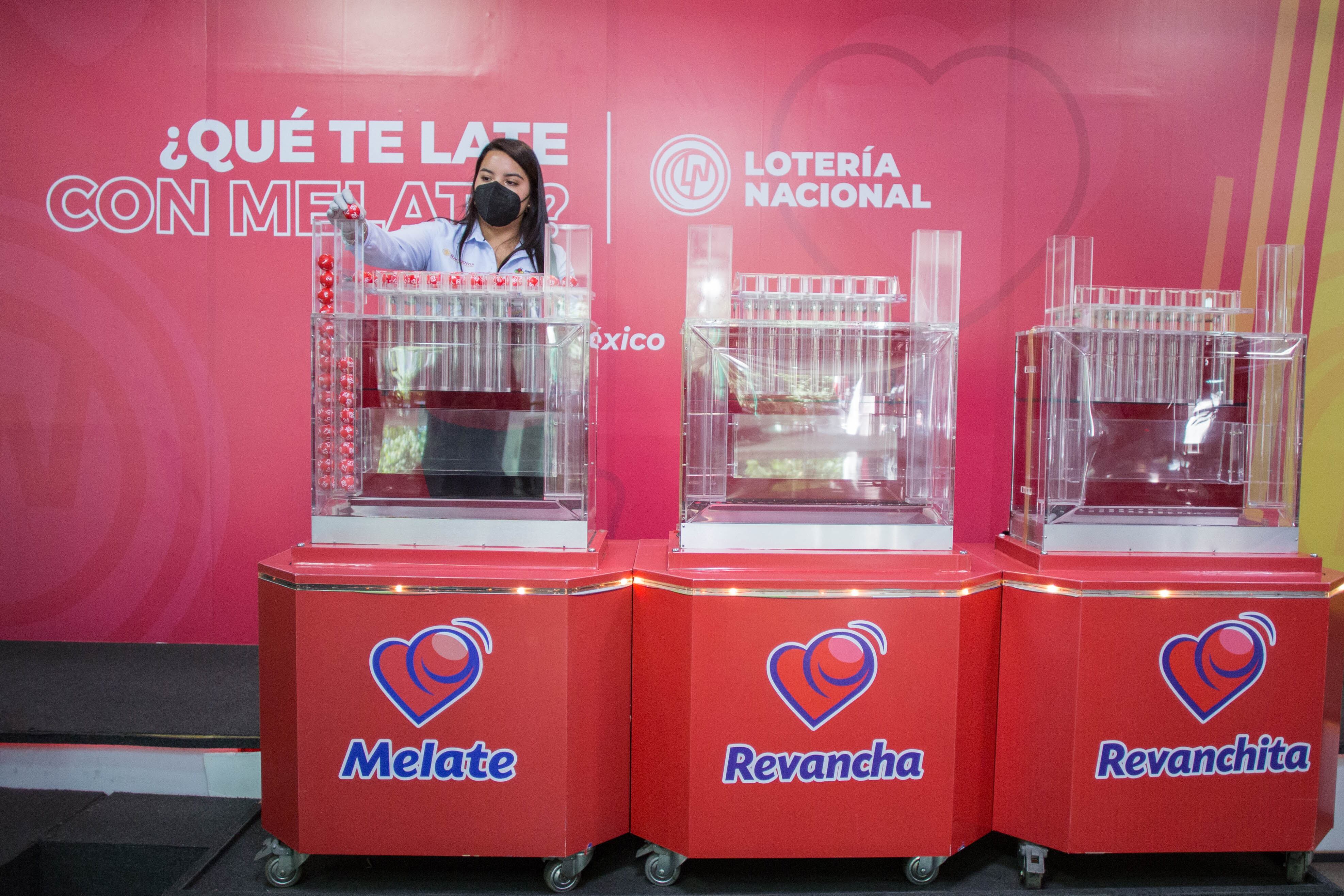 Sorteo Melate, Revancha y Revanchita de la Lotería Nacional