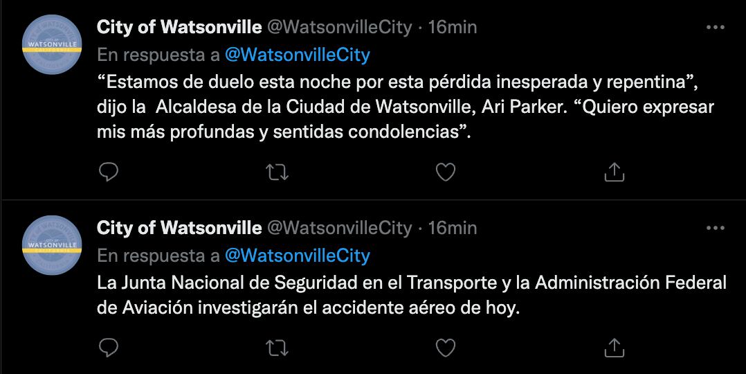 VIDEO: Chocan dos avionetas en aeropuerto de Watsonville en Estados Unidos; reportan varios muertos