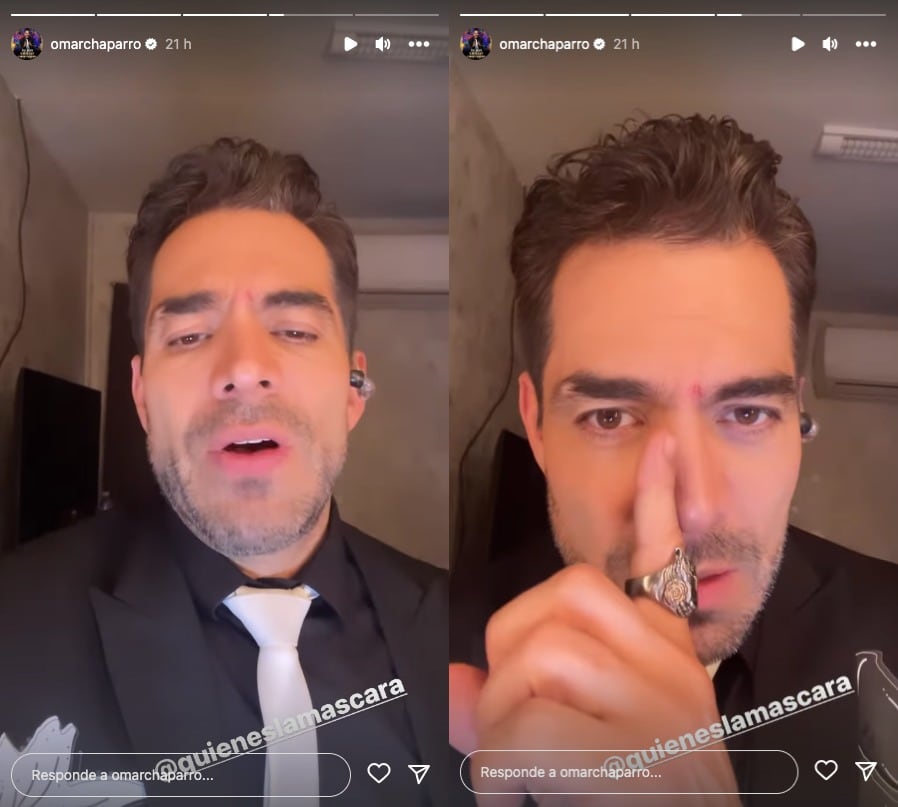 Omar Chaparro sufre accidente durante las grabaciones de ¿Quién es la Máscara? 2023
