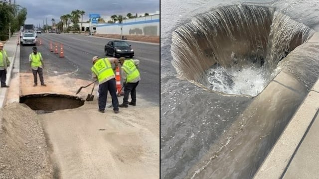 Socavón en Las Vegas