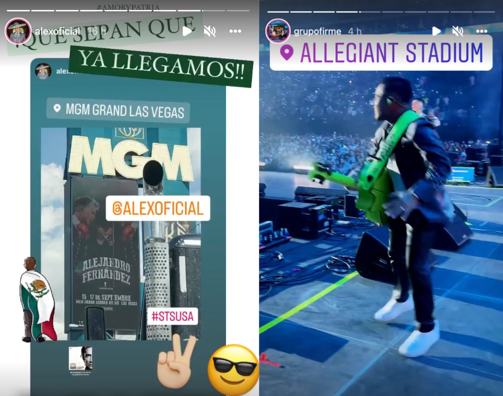 Alejandro Fernández y Grupo Firme en Las Vegas