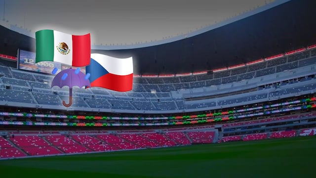 Va a llover en el México vs Chequia