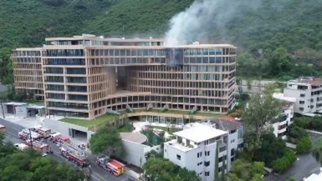 Incendio en Chipinque