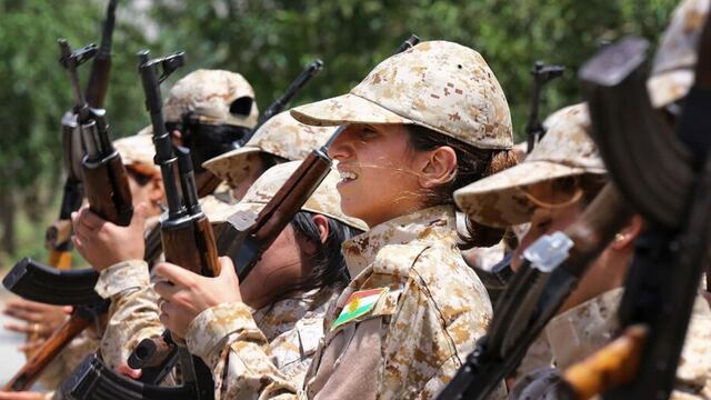 Mujeres kurdas. Foto: AP