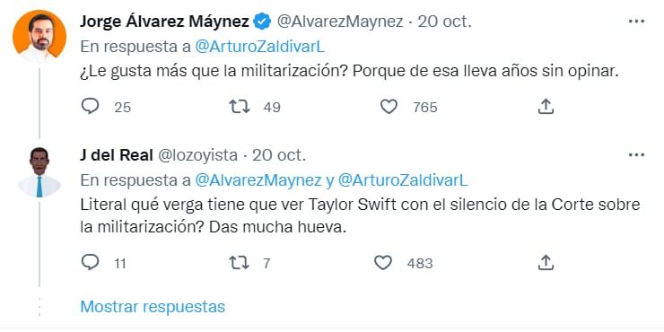 Arturo Zaldívar divide opiniones en redes sociales por ser fan de Taylor Swift y esperar Midnights