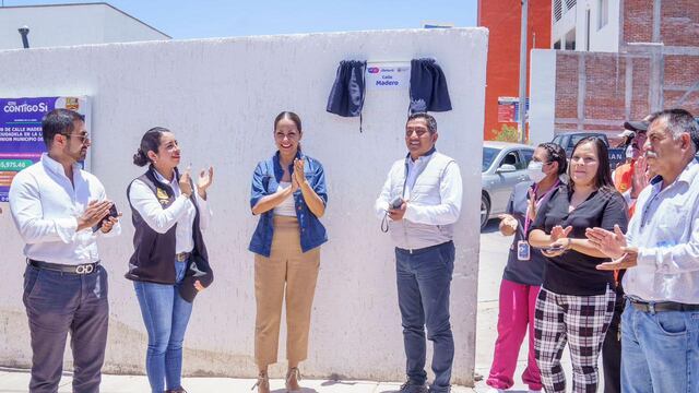 Libia Dennise García inauguró la rehabilitación de vialidades importantes en San Diego de la Unión