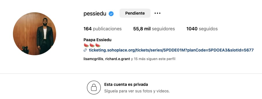 Paapa Essiedu, nuevo Snape en Harry Potter, hizo cambios en su Instagram ante ataques racistas