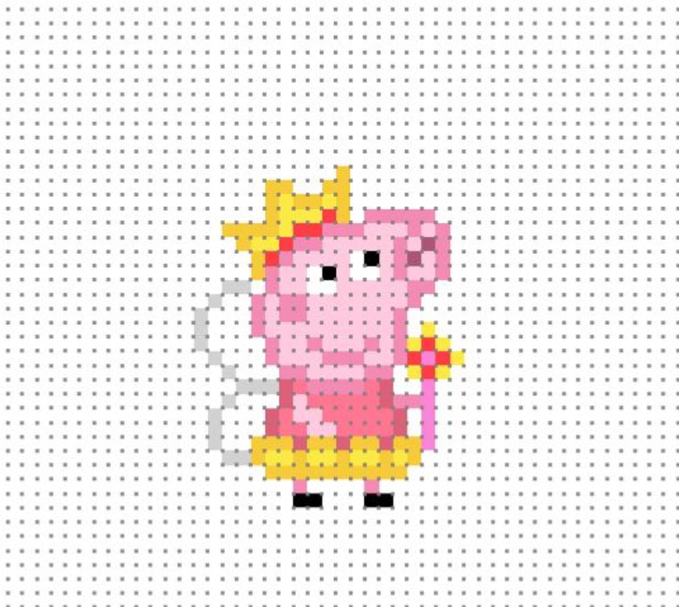 Peppa Pig hada para bordar