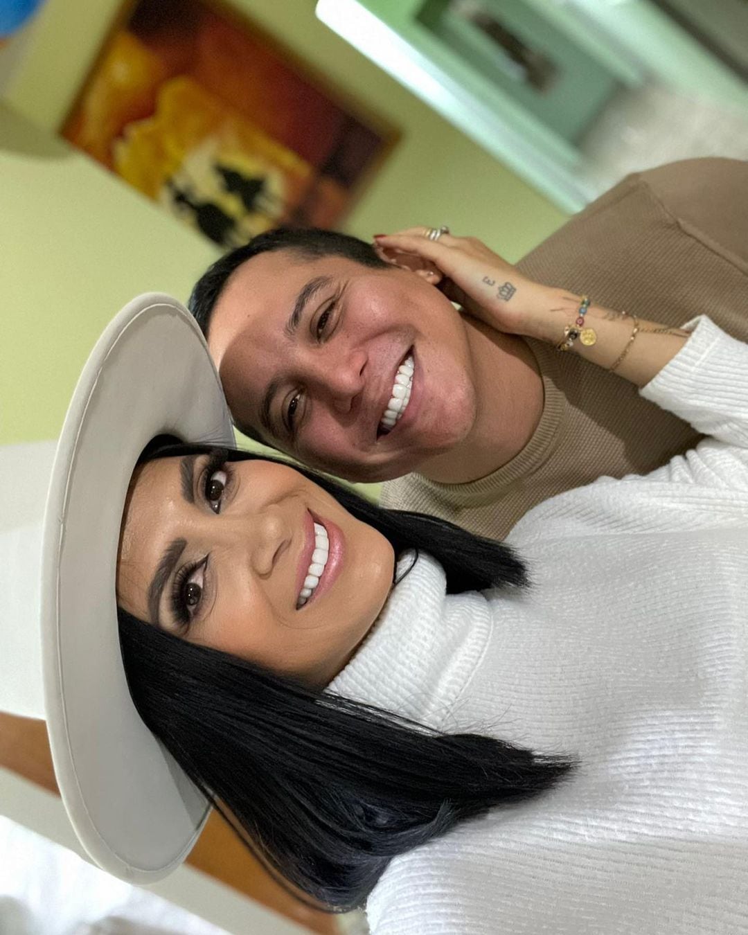 Edwin Luna y Kimberly Flores