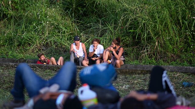 Caravana migrante en Guatemala
