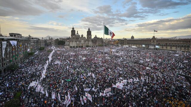 Mensaje de AMLO en el Zócalo