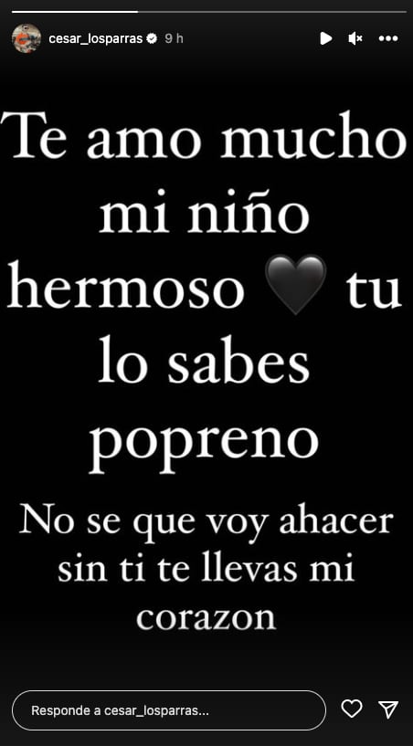 César Parra se despide de su hermano Carlos con desgarrador mensaje