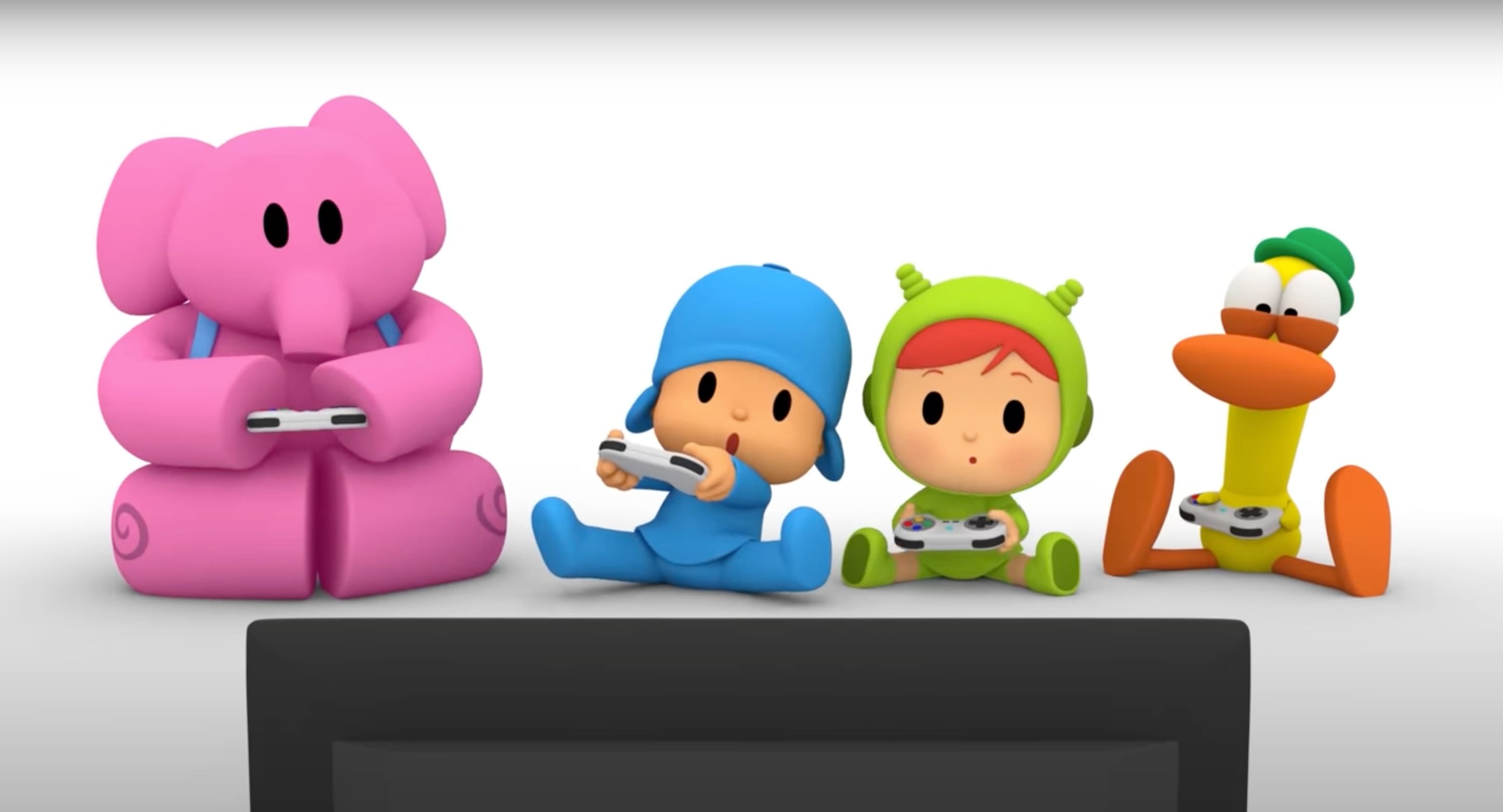 120 minutos de Pocoyó jugando videojuegos