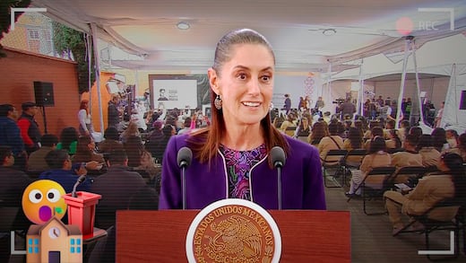 Sheinbaum lleva por primera vez la mañanera a una secundaria en CDMX