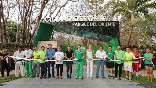 Entrega Manuel Velasco reconstrucción de Parque del Oriente en Tuxtla Gutiérrez