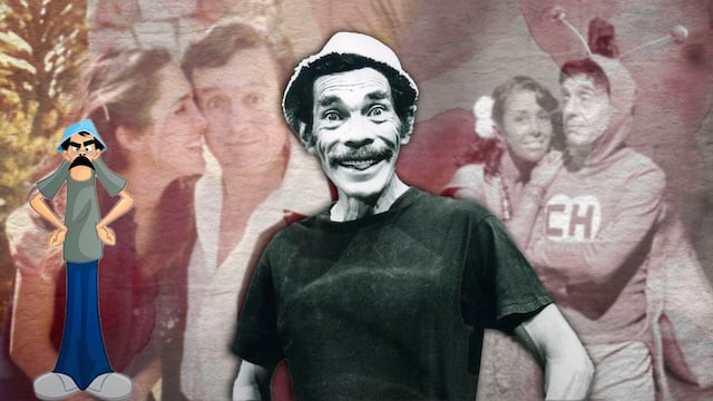 Ramón Valdés, Florinda Meza y Roberto Gómez Bolaños