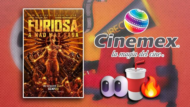 Vaso coleccionable de Furiosa en Cinemex