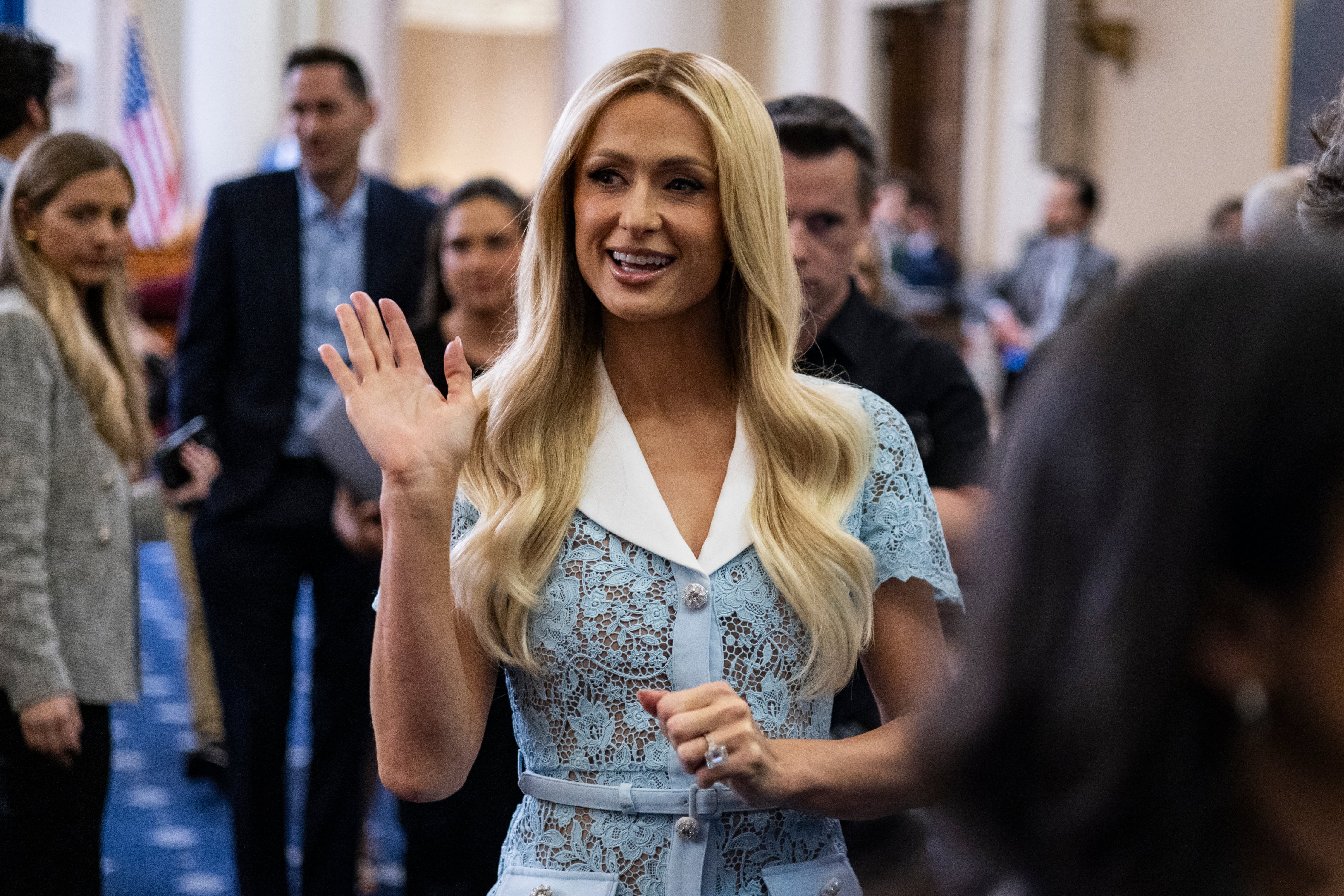 Paris Hilton, modelo.