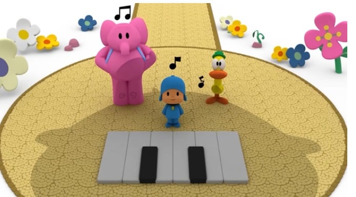 Capítulo Pocoyó aprende a tocar instrumentos musicales por Día del Músico