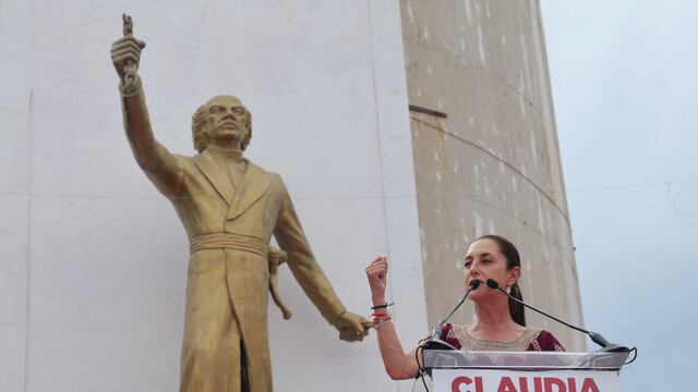 Claudia Sheinbaum, candidata a la presidencia de la república por la coalición "Sigamos haciendo Historia"