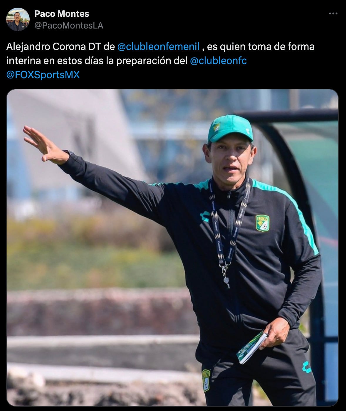 Alejandro Corona será DT de Club León