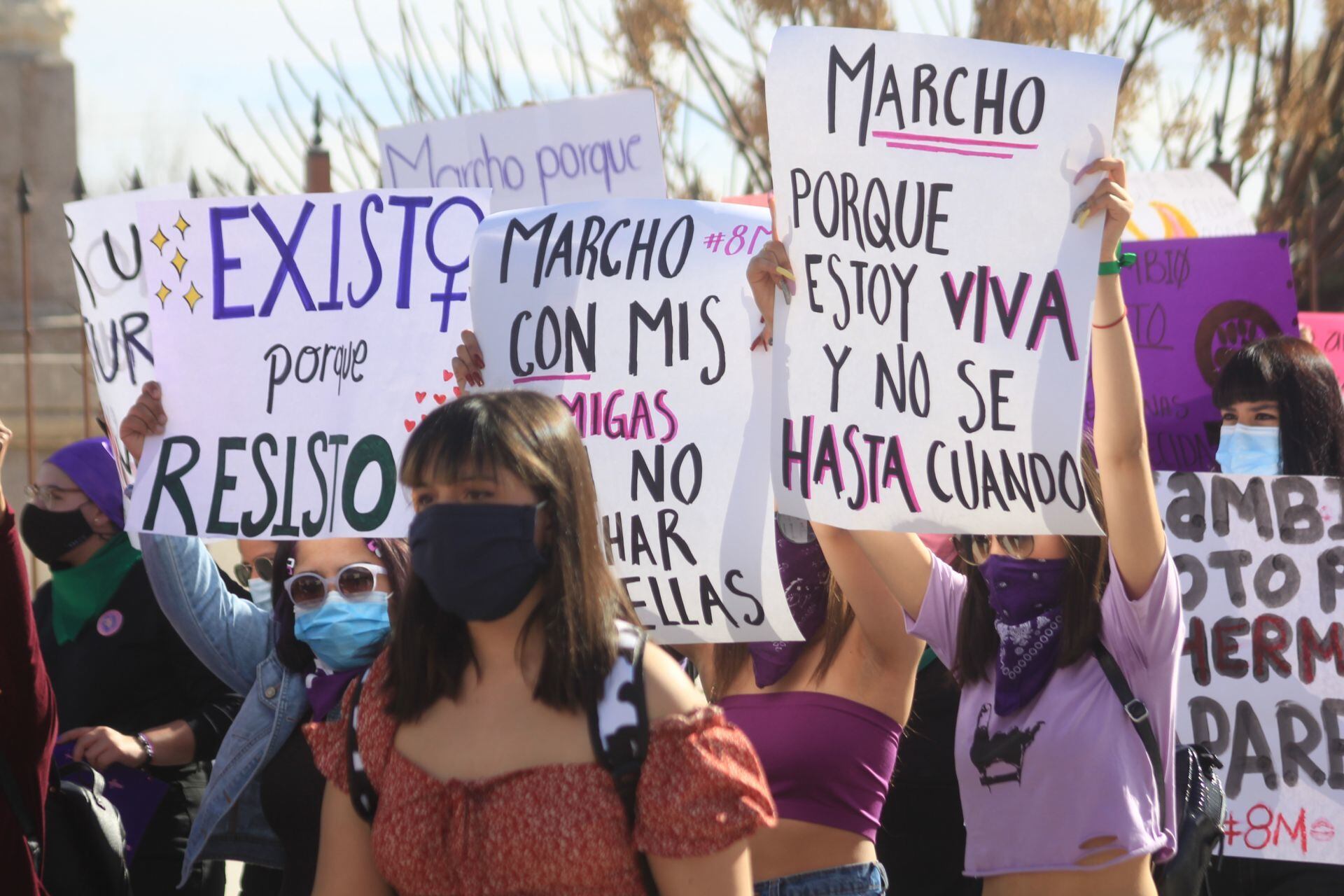 Protesta 8M en Cd. Juárez