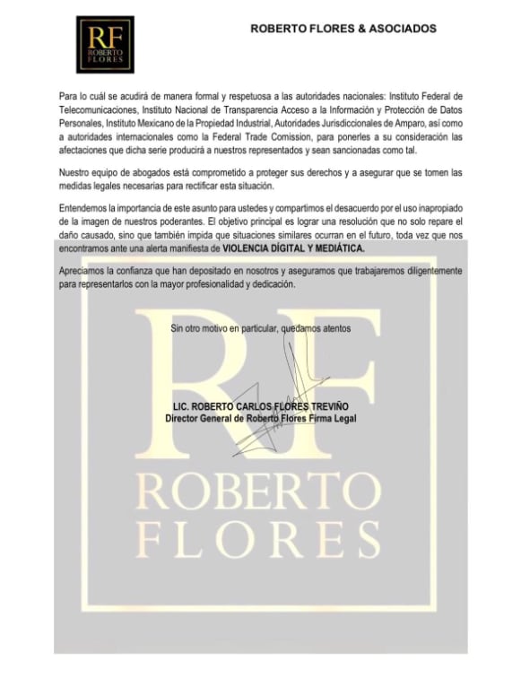 Paola Durante demanda en contra ¿Quién lo mató? la serie de Paco Stanley