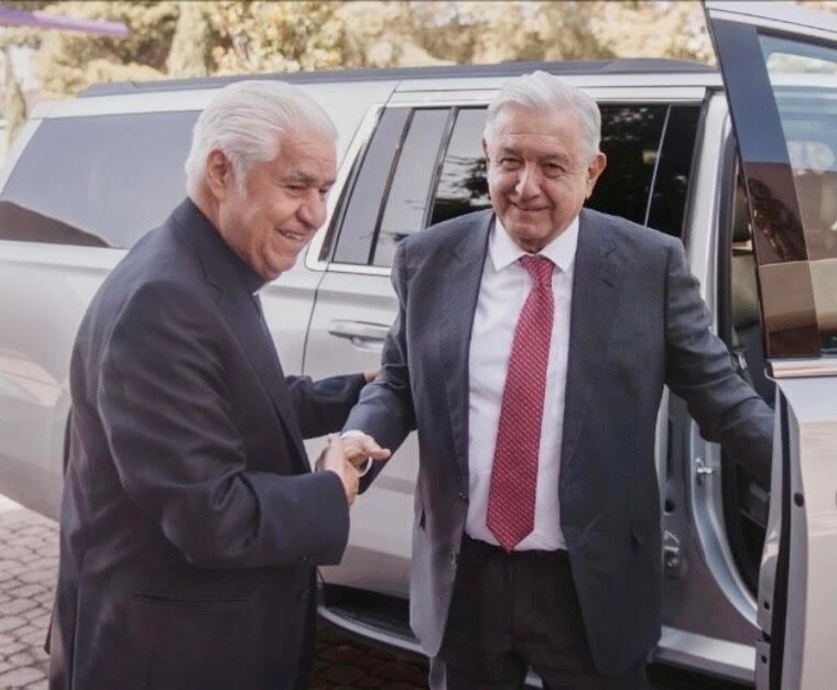 Arzobispo Rogelio Cabrera López, Arzobispo de Monterrey y el presidente López Obrador