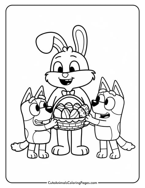 Dibujos de huevos de pascua