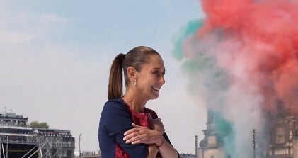 Claudia Sheinbaum agradece apoyo por 7 años del renacimiento de México