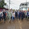 Alejandro Armenta recorre la Sierra Norte de Puebla tras intensas lluvias y deslaves