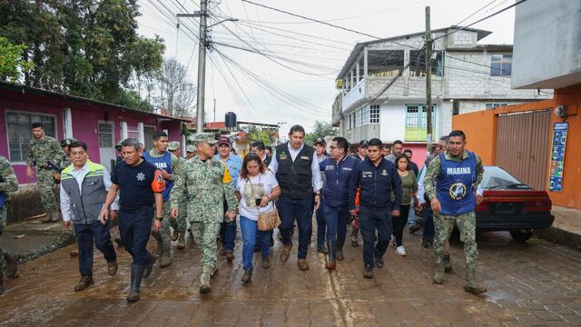 Autoridades del gobierno de Puebla supervisan la zona, asegurando la atención integral a los habitantes afectados
